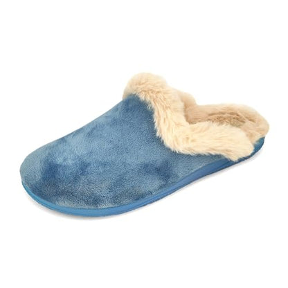 JOMIX Hausschuhe Damen Gefüttert Plüsch Clogs Winter Lammfell Pantoffeln Made in Spanien
