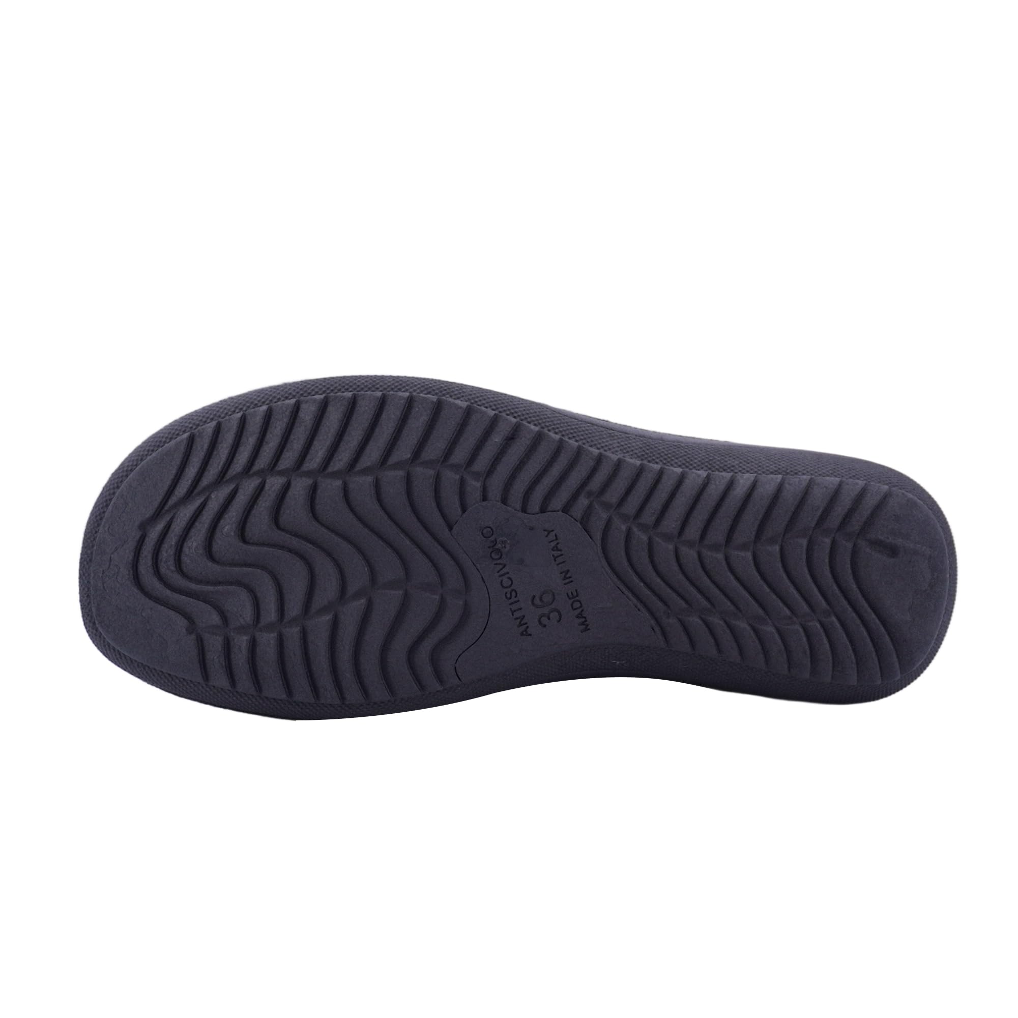 JOMIX Hausschuhe Damen mit Absatz Winter Pantoletten Bedruckte Orthopädische Made in Italy ITD2420