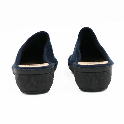 JOMIX Hausschuhe Damen Pantoletten mit Absatz Winter Bequeme Anatomische Pantoffeln Made in Italy