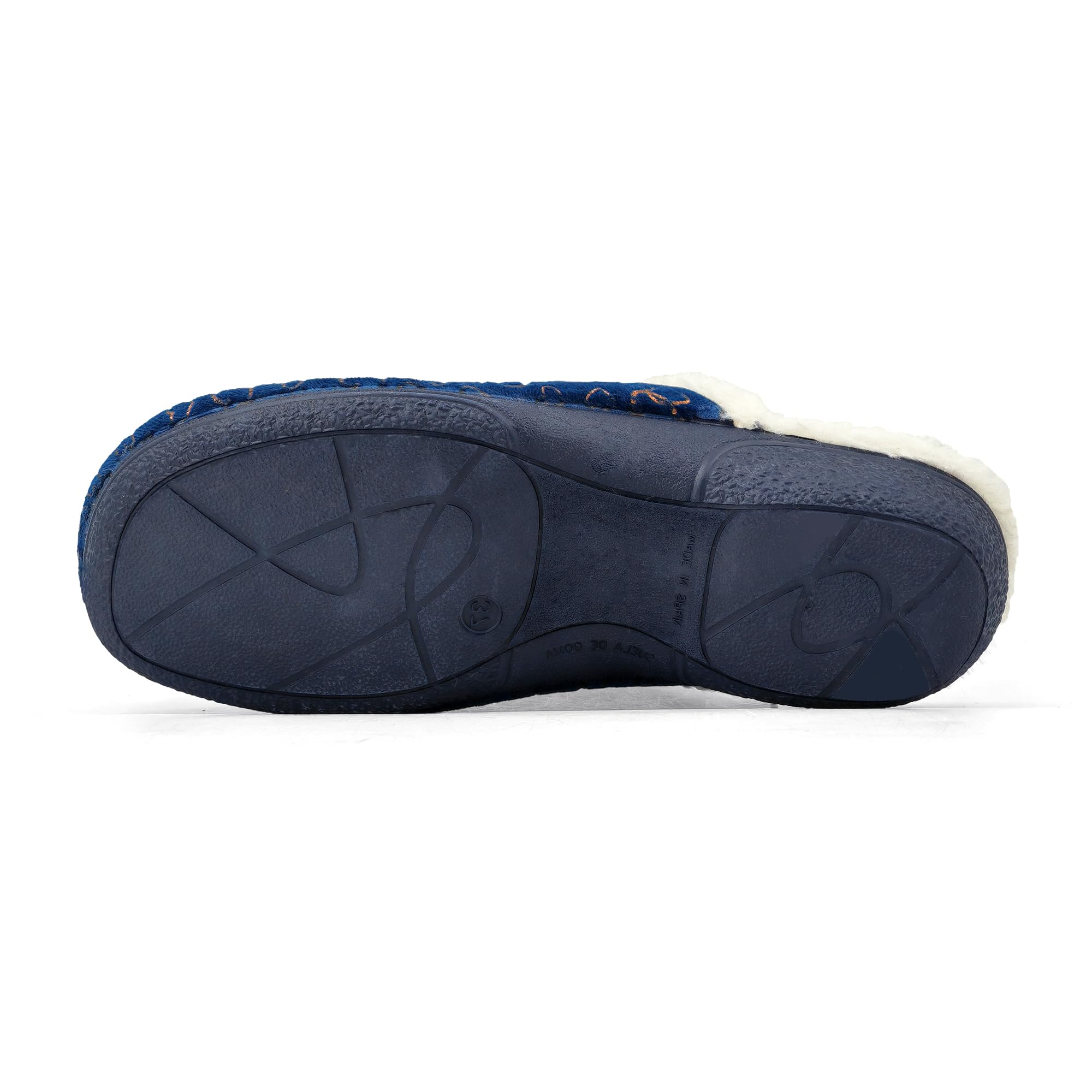 JOMIX Hausschuhe Damen Pantoletten mit Absatz Winter Bequeme Anatomische Pantoffeln Made in Spanien