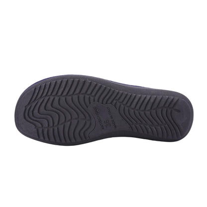 JOMIX Hausschuhe Damen Pantoletten mit Absatz Winter Bequeme Filzpantoffeln Warme Clogs Made in Italy