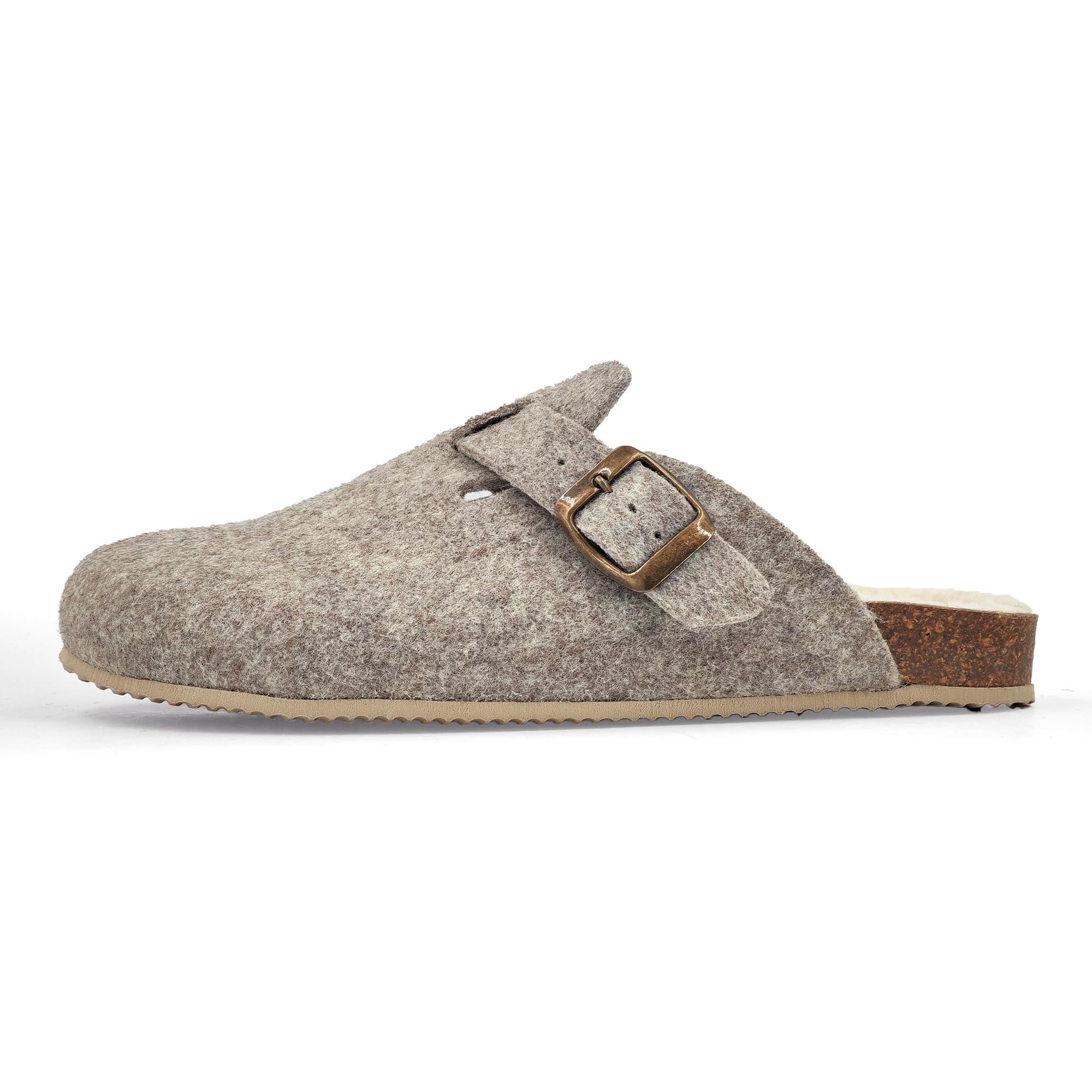 JOMIX Hausschuhe Damen Pantoletten Winter Bequeme Gefüttert Filzpantoffeln Made in Spanien