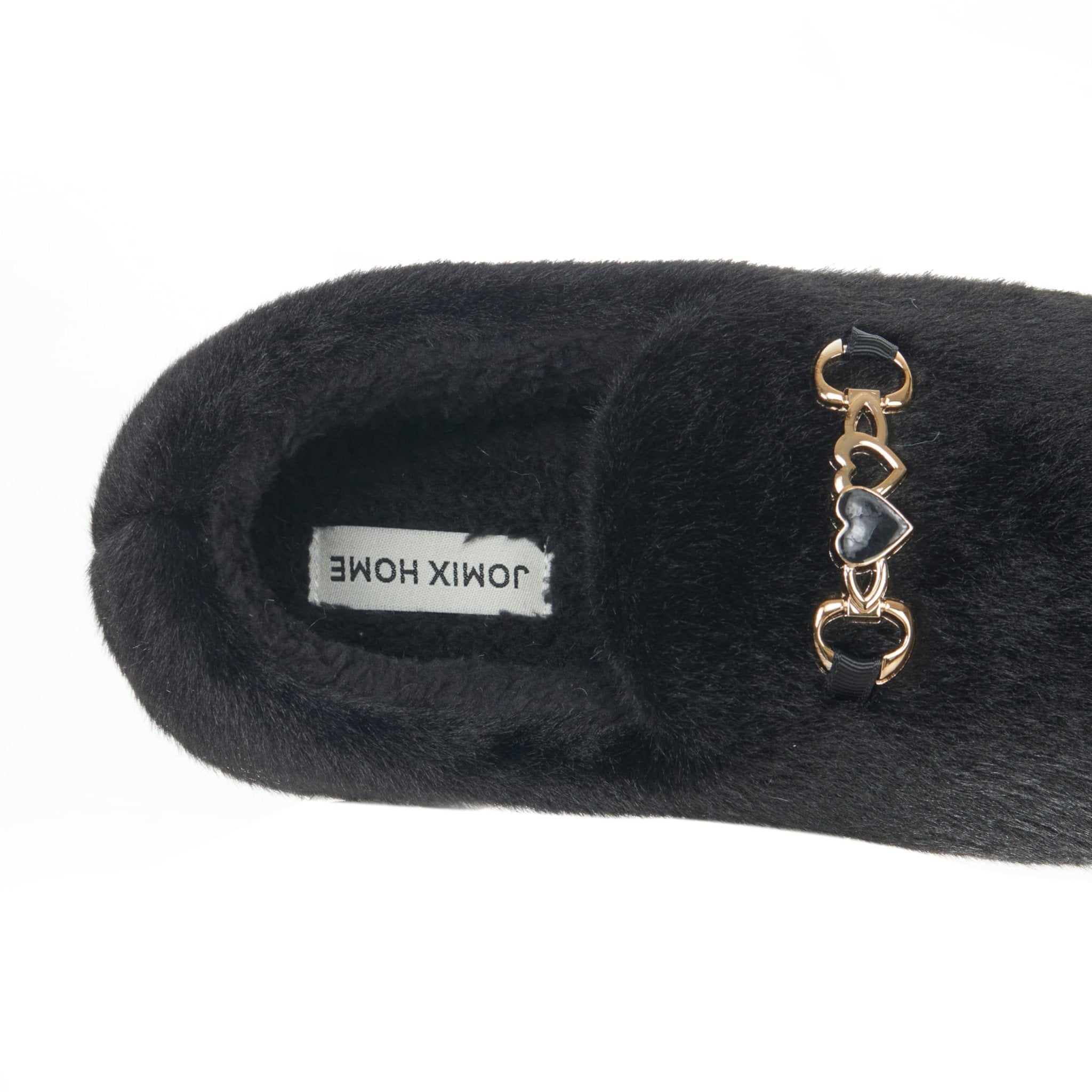 JOMIX Hausschuhe Damen Winter Gefüttert Plüsch Pantoffeln Bequeme Anatomische Warme Elegant Geschlossene Slippers