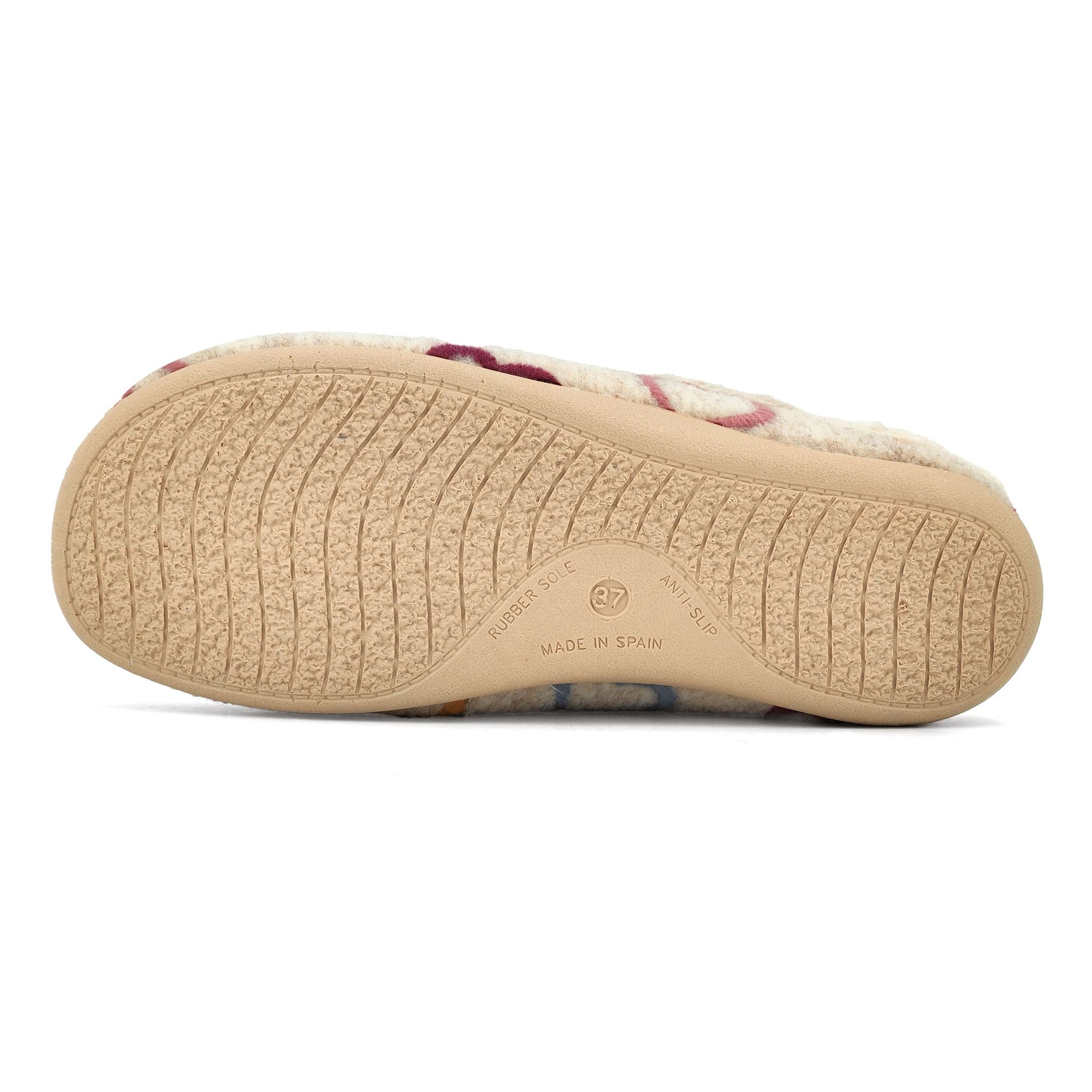 JOMIX Hausschuhe Damen Winter Gefütterte Pantoffeln Warme Plüsch Slippers Rutschfeste Puschen mit Fußbett