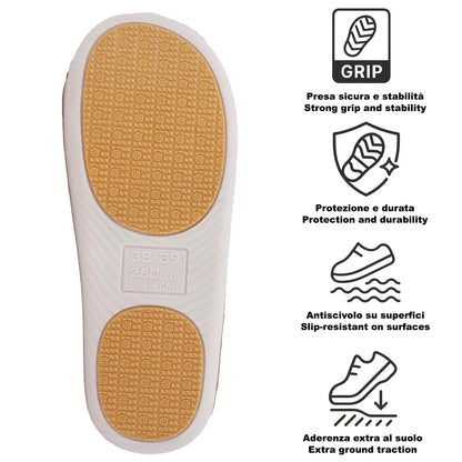 JOMIX Hausschuhe Damen Winter Warme Plüsch Gefüttert Pantoffeln Bequeme Lustige Slippers mit Brotmuster