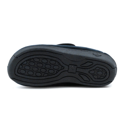 JOMIX Hausschuhe für Damen, Winter, orthopädisch, mit Klettverschluss, warm, verstellbar, für ältere Menschen, geschwollene Füße