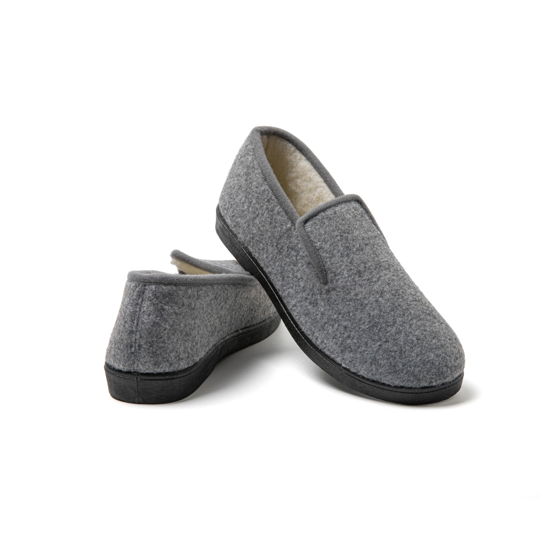 JOMIX Hausschuhe Herren Diabetiker Schuhe, Herren Niedrige Hausschuhe Senioren Winterschuhe Hausschuhe Breiter Fuß Filzpantoffeln Mit Memory Foam Sohle