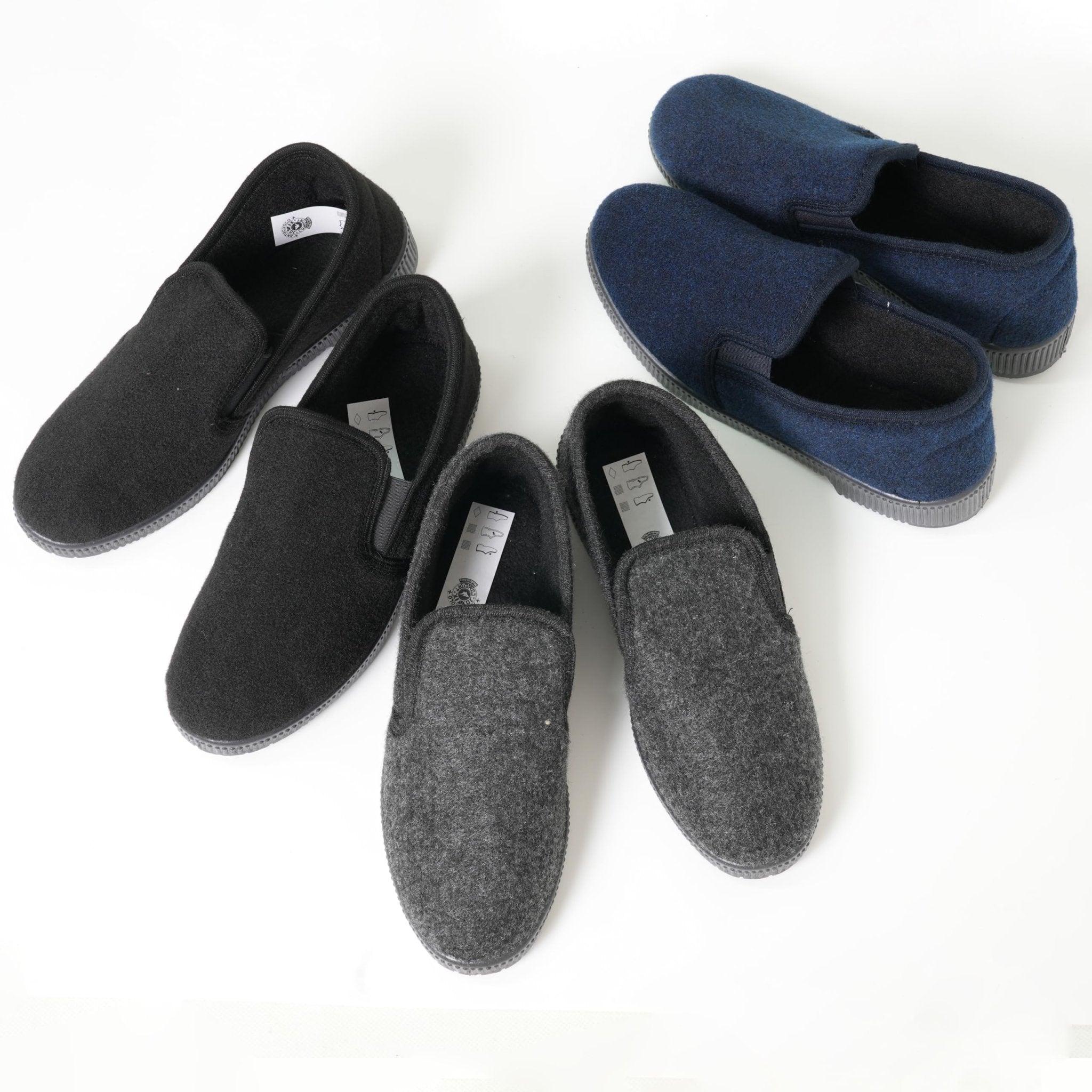 JOMIX Hausschuhe Herren Diabetiker Schuhe, Herren Niedrige Hausschuhe Senioren Winterschuhe Hausschuhe Breiter Fuß Filzpantoffeln Mit Memory Foam Sohle