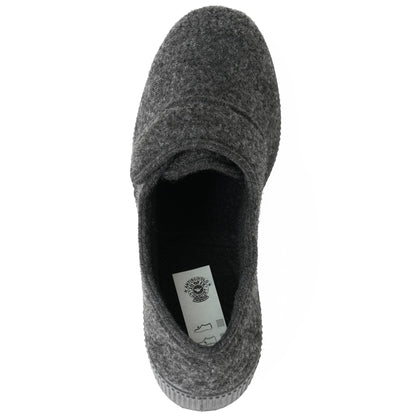 JOMIX Hausschuhe Herren Winter Warme Flizpantoffeln mit Klettverschluss Gefütterte Slippers Plüsch Rutschfeste Orthopädische Schuhe mit Fußbett