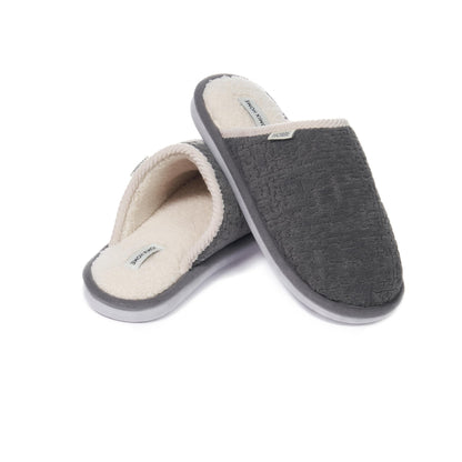 JOMIX Hausschuhe Herren Winter Warme Weiche Hausschuhe Pantoletten Bequeme Plüsch Memory Rutschfeste Slippers