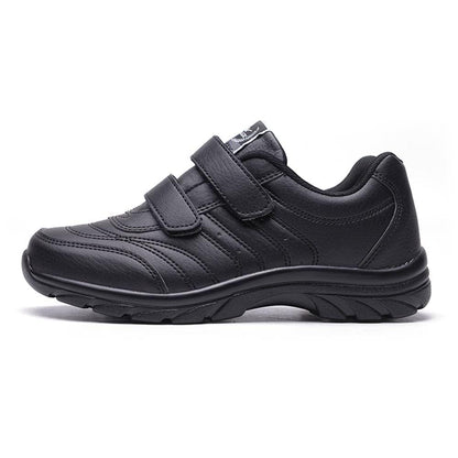 JOMIX Herren Atmungsaktiv Laufschuhe Sportschuhe Sneaker Running Tennis Schuhe Freizeit Herrenschuhe mit Klettverschluss Walkingschuhe Atmungsaktive Trainers Turnschuhe (Schwarz, 40 EU, U210)