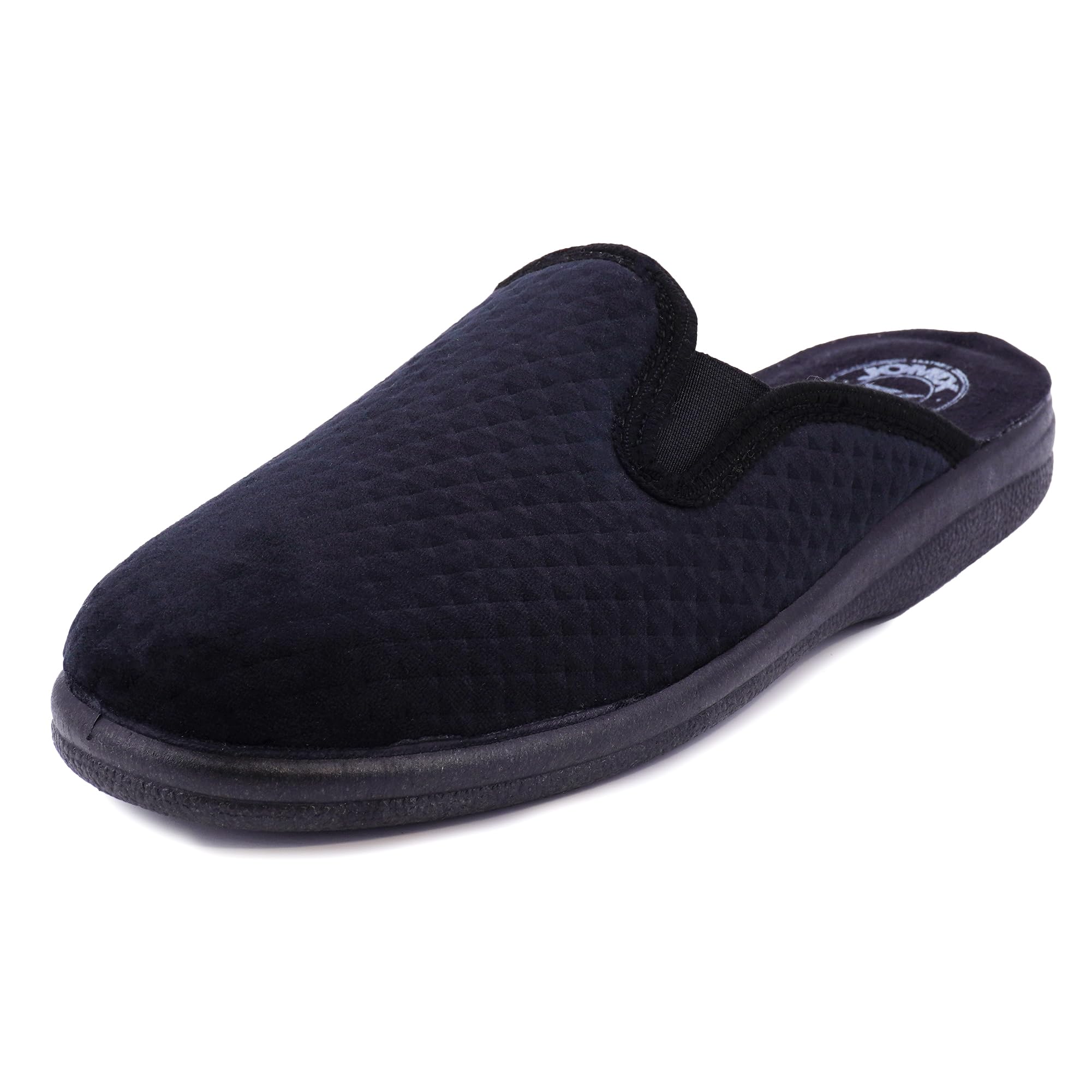 JOMIX Herren Hausschuhe Winter Komfort Warme Pantoffeln Rutschfeste Hausschuhe für drinnen & draußen Mit rutschfeste Gummisohle