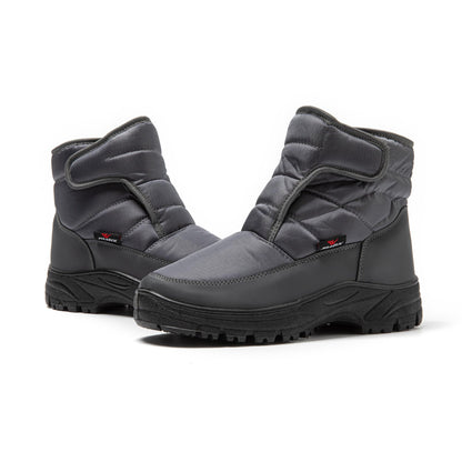 JOMIX Herren Schneestiefel Warme Pelzige Winterschuhe Wasserdichte Winterstiefel
