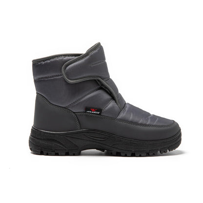 JOMIX Herren Schneestiefel Warme Pelzige Winterschuhe Wasserdichte Winterstiefel