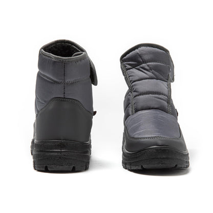 JOMIX Herren Schneestiefel Warme Pelzige Winterschuhe Wasserdichte Winterstiefel