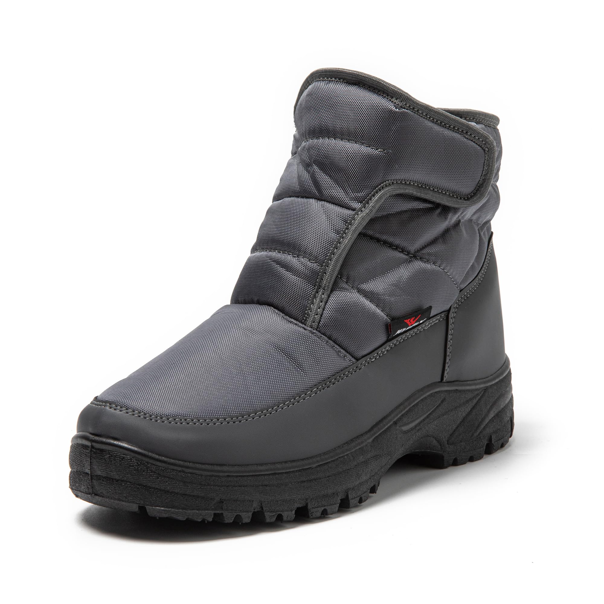 JOMIX Herren Schneestiefel Warme Pelzige Winterschuhe Wasserdichte Winterstiefel