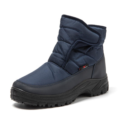 JOMIX Herren Schneestiefel Warme Pelzige Winterschuhe Wasserdichte Winterstiefel