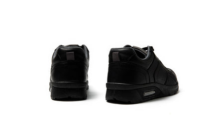 JOMIX Herren Sneakers Sportschuhe mit Luftpolster Leder Freizeitschuhe Leichte Laufschuhe Joggingschuhe Straßenlaufschuhe Gym Fitness