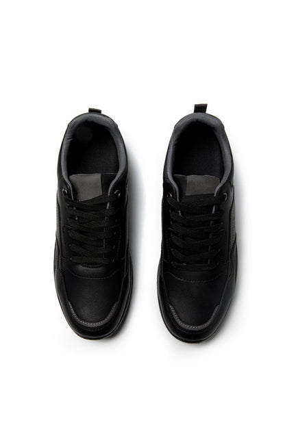 JOMIX Herren Sneakers Sportschuhe mit Luftpolster Leder Freizeitschuhe Leichte Laufschuhe Joggingschuhe Straßenlaufschuhe Gym Fitness