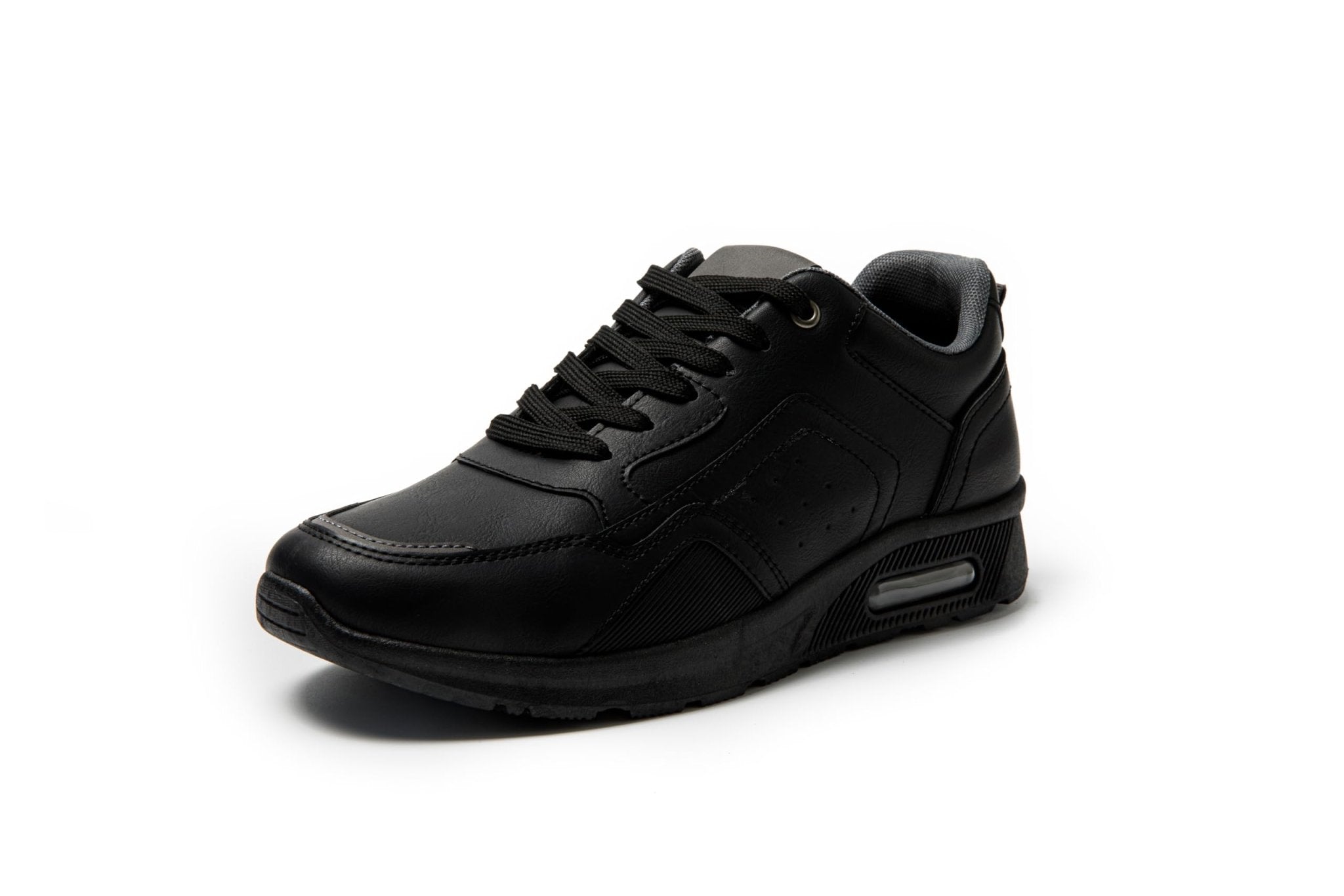 JOMIX Herren Sneakers Sportschuhe mit Luftpolster Leder Freizeitschuhe Leichte Laufschuhe Joggingschuhe Straßenlaufschuhe Gym Fitness