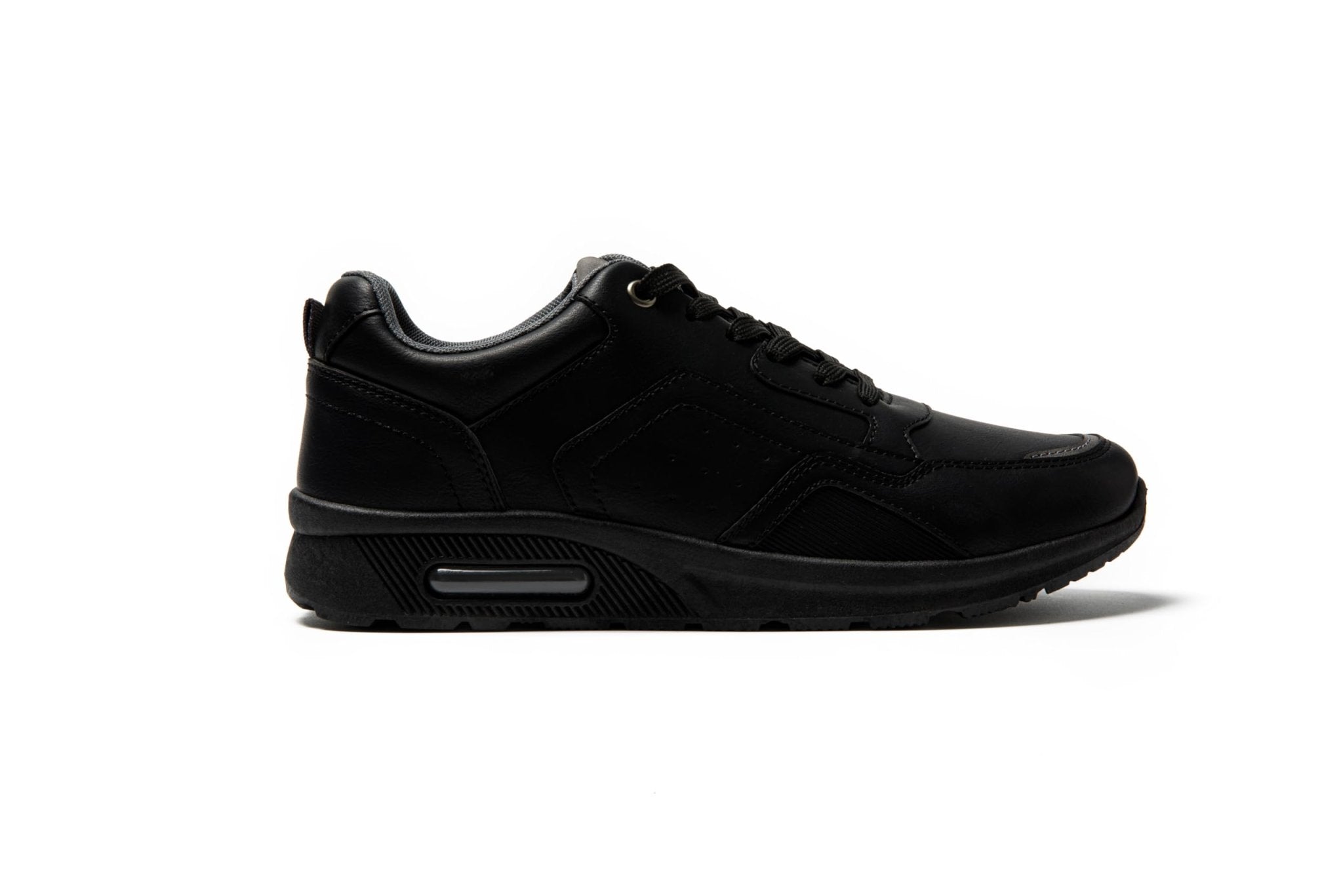JOMIX Herren Sneakers Sportschuhe mit Luftpolster Leder Freizeitschuhe Leichte Laufschuhe Joggingschuhe Straßenlaufschuhe Gym Fitness