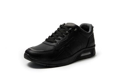 JOMIX Herren Sneakers Sportschuhe mit Luftpolster Leder Freizeitschuhe Leichte Laufschuhe Joggingschuhe Straßenlaufschuhe Gym Fitness