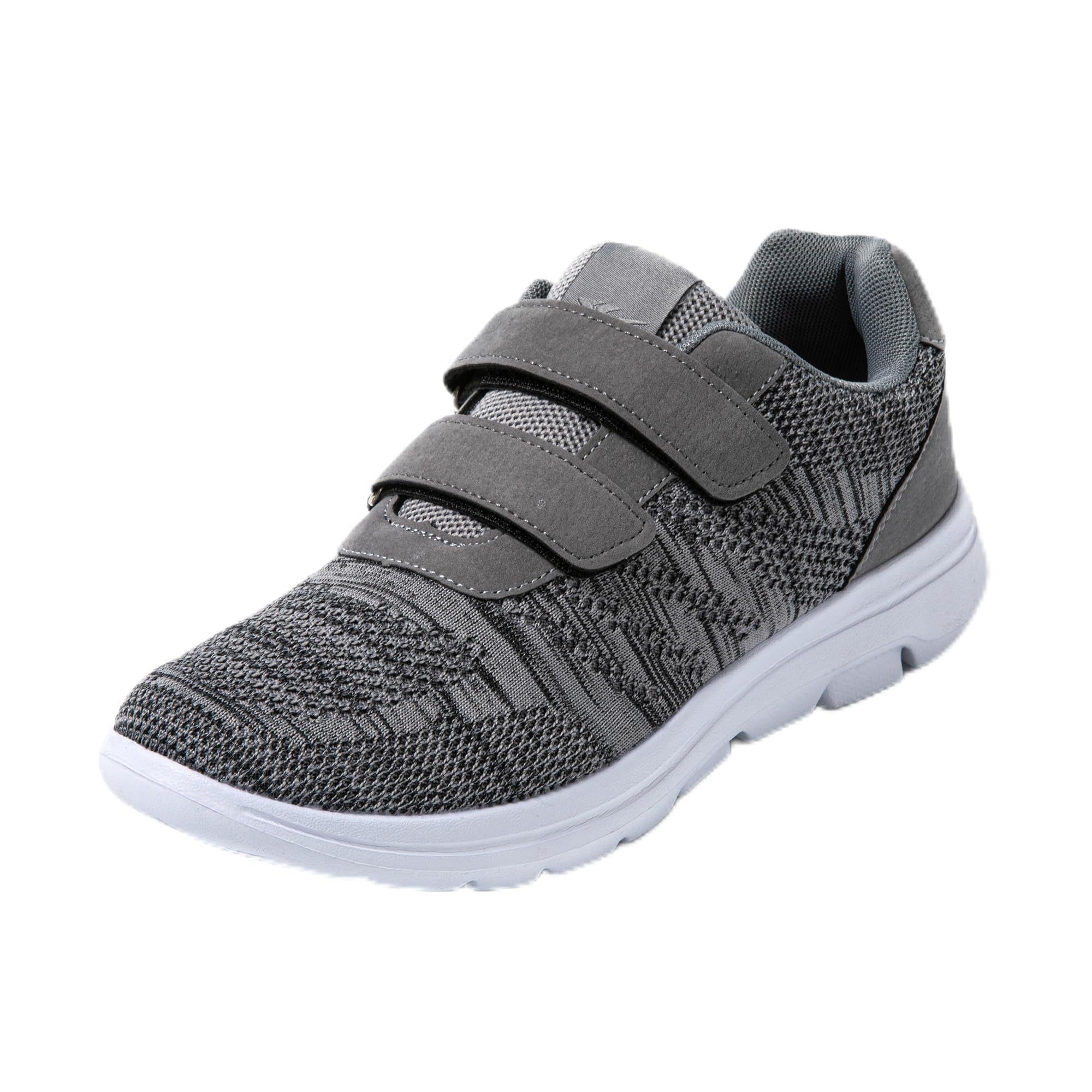JOMIX Herren Sportschuhe mit Klettverschluss Leichte Turnschuhe Atmungsaktiv Laufschuhe Sneaker Walking Fitness Freizeitschuhe