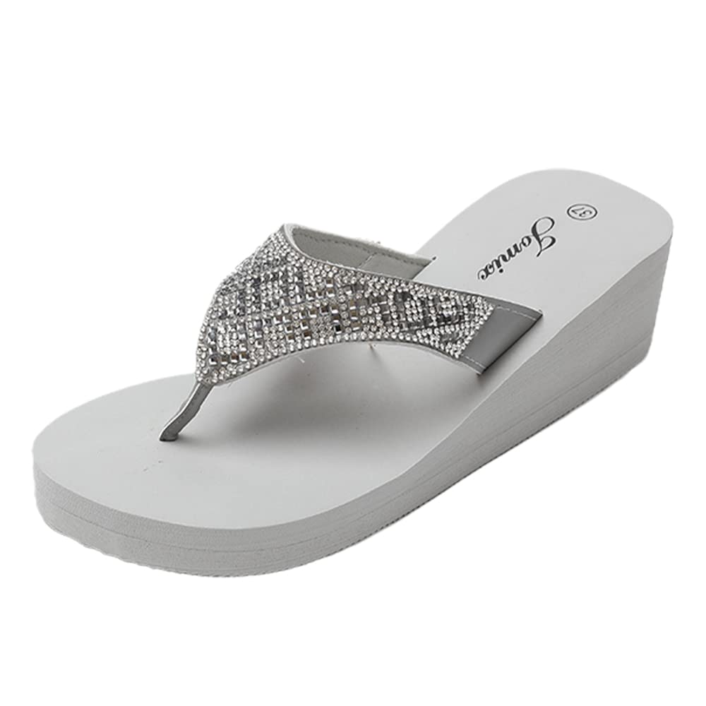 JOMIX Infradito Donna Eleganti Ciabatte Zeppa Casa Mare Piscina