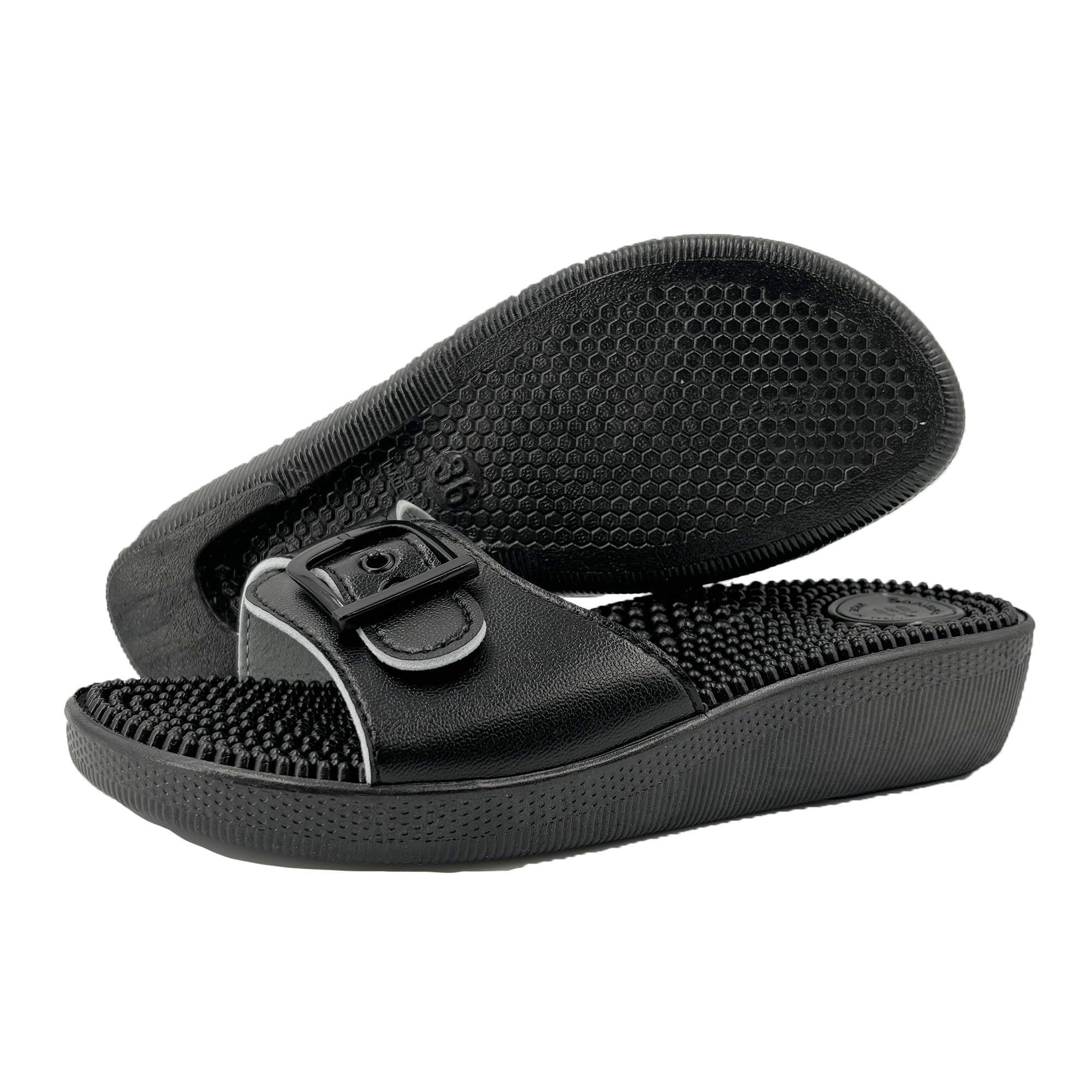 JOMIX Massage Schlappen Damen Weiche Badeschuhe Sommer Pantoletten Slipper Hausschuhe