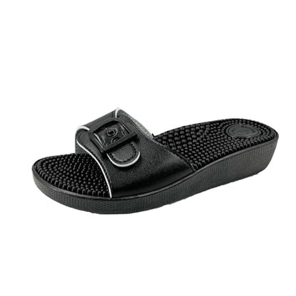 JOMIX Massage Schlappen Damen Weiche Badeschuhe Sommer Pantoletten Slipper Hausschuhe
