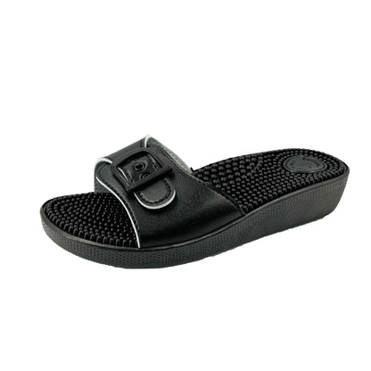 JOMIX Massage Schlappen Damen Weiche Badeschuhe Sommer Pantoletten Slipper Hausschuhe