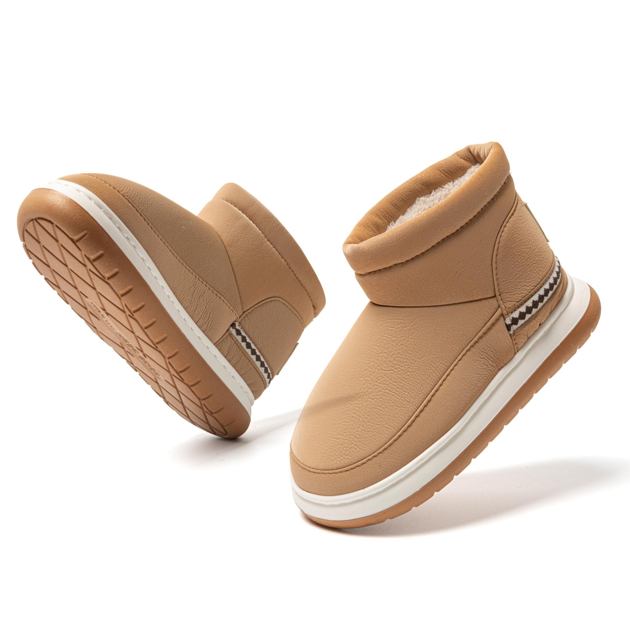 JOMIX Mini - Stiefel für Frauen,Damen Stiefeletten Plateau Boots, Damen Schneestiefel Winterstiefel Snow Boots, Warme mit Fell gefütterte Winterstiefel