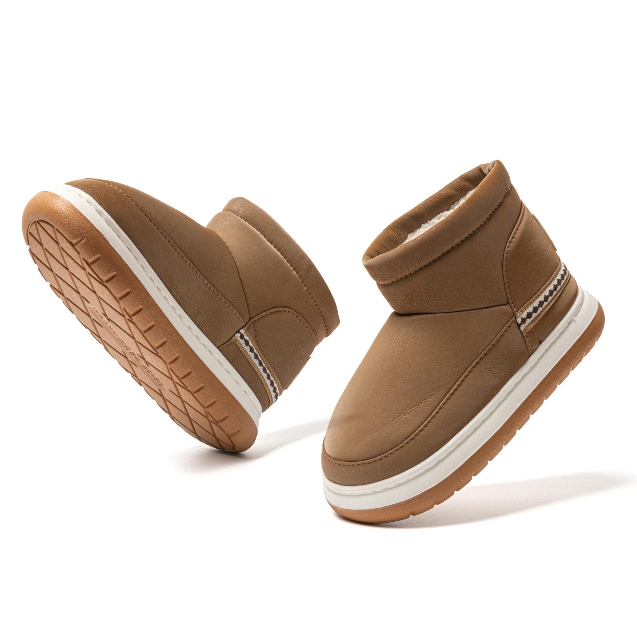 JOMIX Mini - Stiefel für Frauen,Damen Stiefeletten Plateau Boots, Damen Schneestiefel Winterstiefel Snow Boots, Warme mit Fell gefütterte Winterstiefel