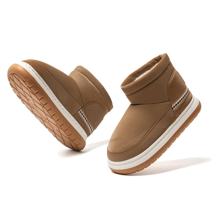 JOMIX Mini - Stiefel für Frauen,Damen Stiefeletten Plateau Boots, Damen Schneestiefel Winterstiefel Snow Boots, Warme mit Fell gefütterte Winterstiefel