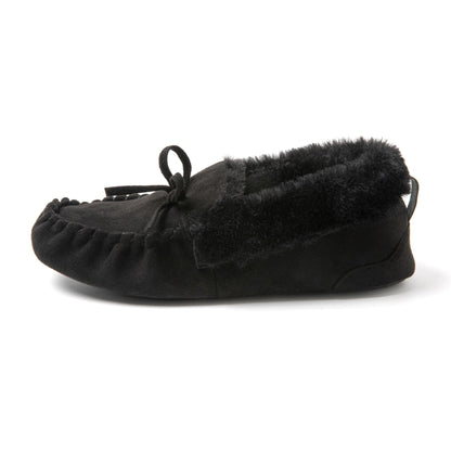 JOMIX Mocassini Invernali Eleganti e Comodi per Donna con Pelliccia Sintetica per Mantenere i Piedi Caldi