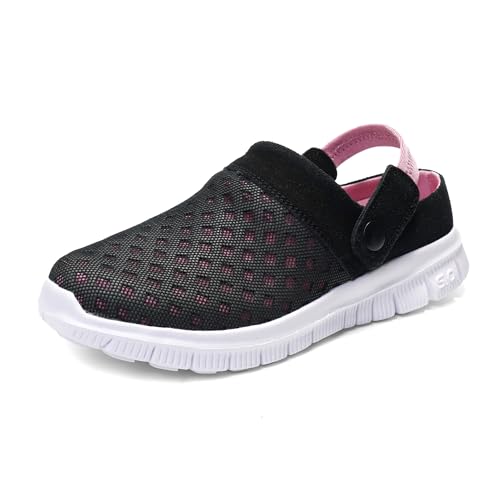 JOMIX Orthopädische Schuhe Damen Gesundheitsschuhe Sandalen Sommer Weiche Hallux Valgus Schuhe mit Fußbett Rutschfeste Hauschuhe