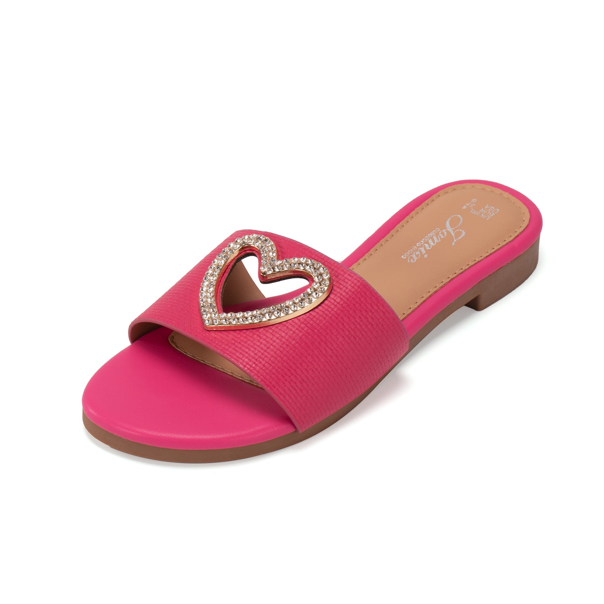 JOMIX Pantofole con tacco alto 2cm, scollatura a cuore, morbido TPR, comodo e di moda WFC250355