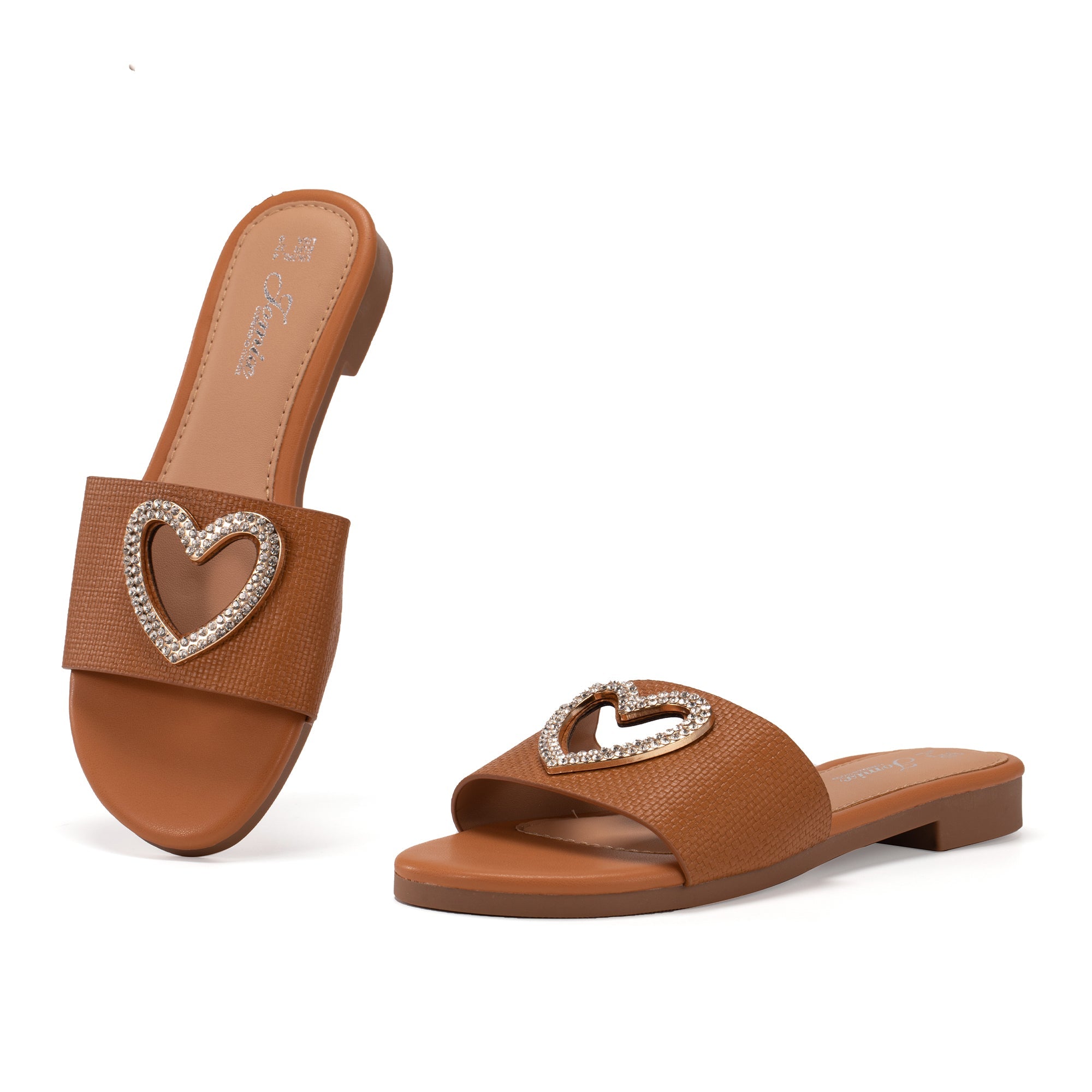 JOMIX Pantofole con tacco alto 2cm, scollatura a cuore, morbido TPR, comodo e di moda WFC250355