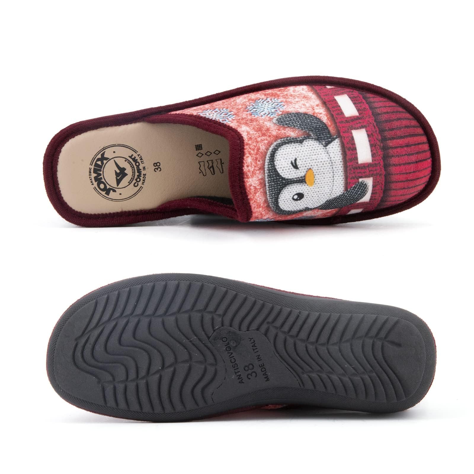 JOMIX Pantofole Donna Casa Comode Ciabatte Anatomiche Made in Italy