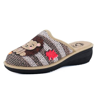 JOMIX Pantofole Donna Invernali Anatomiche Sottopiede Morbido di Alta Densità Mede in Italy