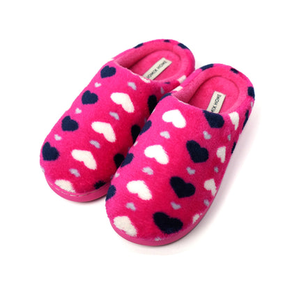 JOMIX Pantofole Donna Invernali Calde Ciabatte Ragazze Pelose con Cuoricini