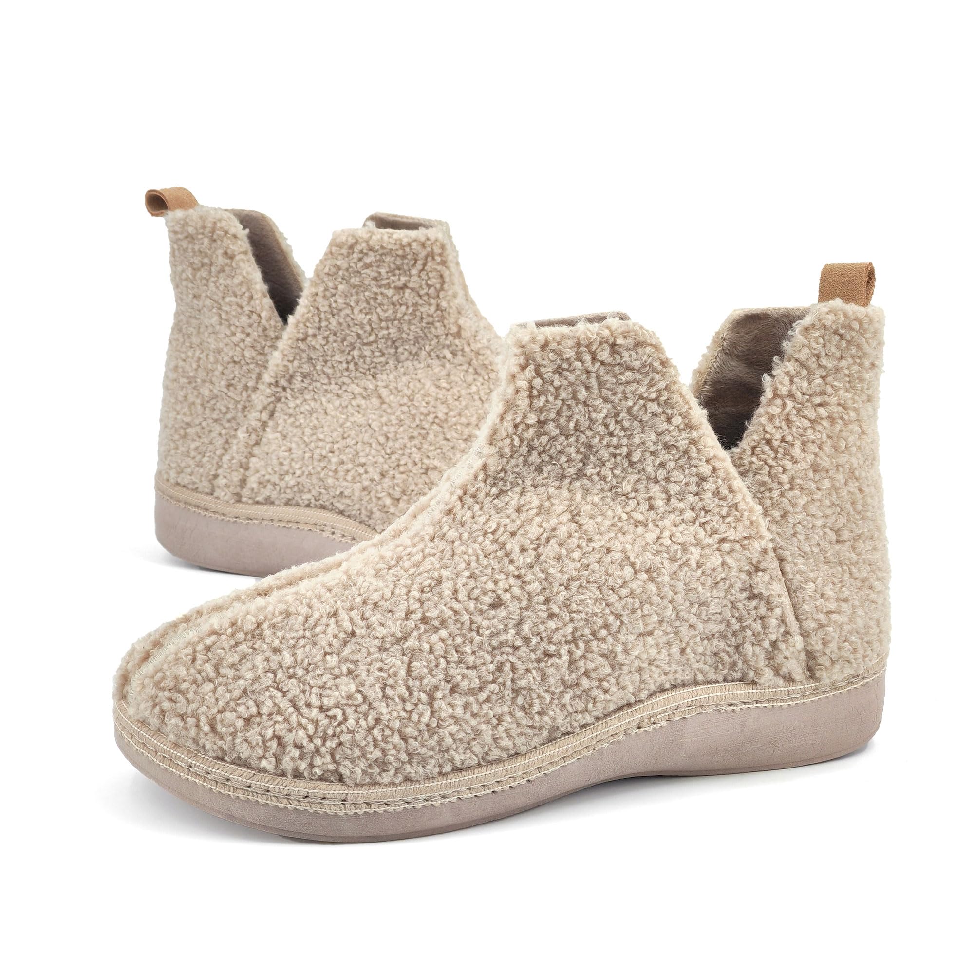 JOMIX Pantofole Donna Invernali Chiuse Ciabatte Stivaletto Calde da Casa