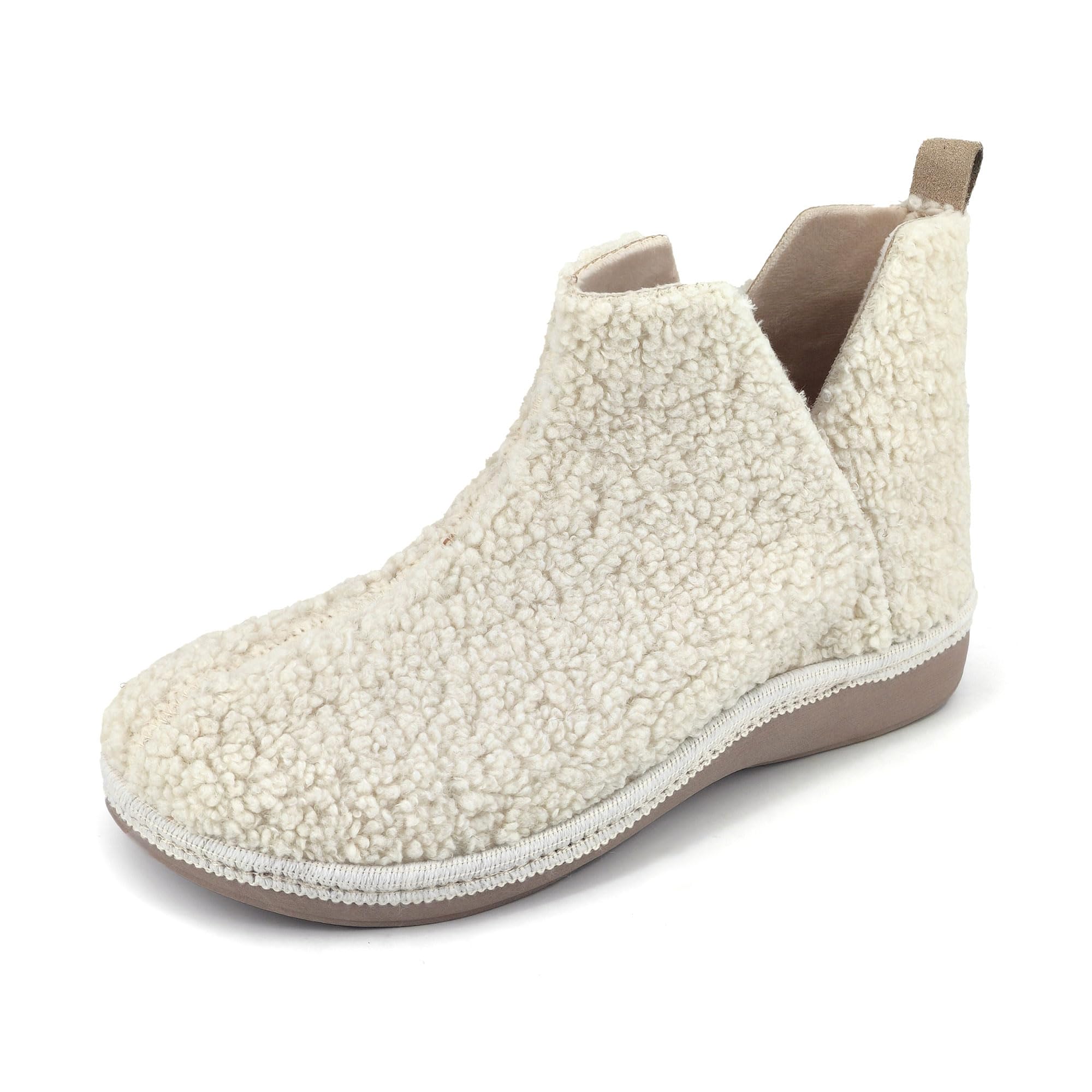 JOMIX Pantofole Donna Invernali Chiuse Ciabatte Stivaletto Calde da Casa