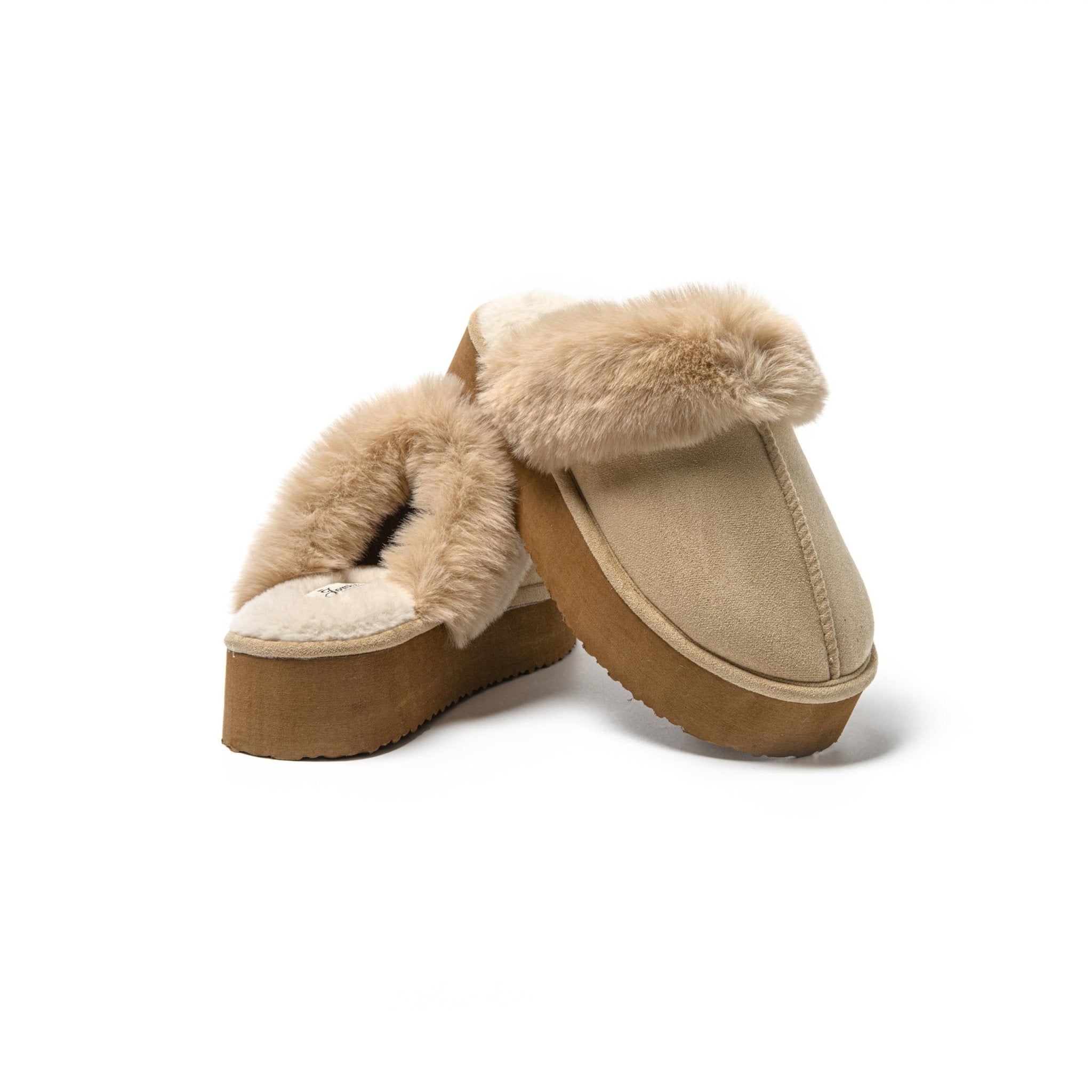 JOMIX Pantofole Donna Invernali Chiusi Ciabatte Pelose Calde da Casa Babbucce Comodo da Inverno MD1035