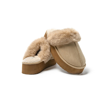 JOMIX Pantofole Donna Invernali Chiusi Ciabatte Pelose Calde da Casa Babbucce Comodo da Inverno MD1035