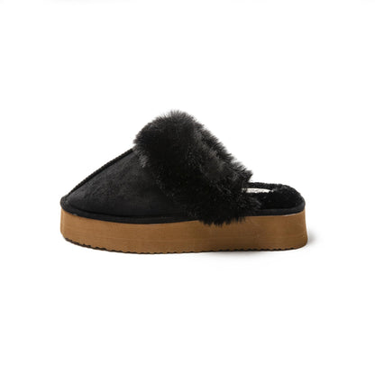 JOMIX Pantofole Donna Invernali Chiusi Ciabatte Pelose Calde da Casa Babbucce Comodo da Inverno MD1035