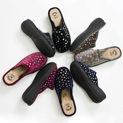 JOMIX Pantofole Donna Invernali Ciabatte Anatomiche Made in Italy