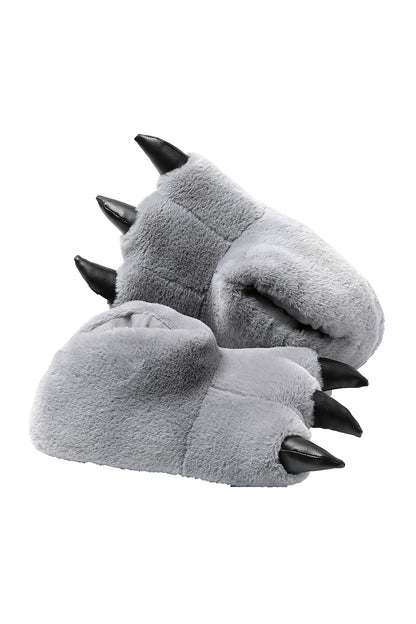 JOMIX Pantofole Donna Invernali Divertente Caldo da Casa Peuche Dinosauro Drago Zampe Pelose Comode Simpatiche MD7340