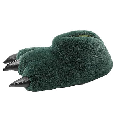 JOMIX Pantofole Donna Invernali Ciabatte Divertente Caldo da Casa Peuche Dinosauro Drago Zampe Pelose Comode Simpatiche