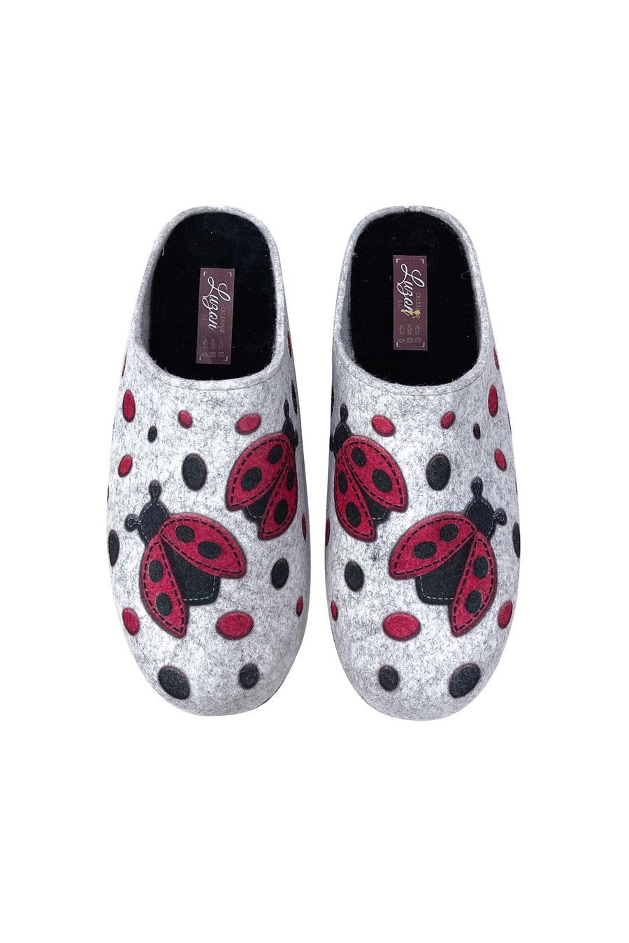 JOMIX Pantofole Donna Invernali Ciabatte Feltro da Casa con Stampa Animale Made in Spagna JX0001 JX0002 JX0003 JX0004 JX0005